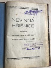 kniha Nevinná hříšnice Román, Lucerna 1929
