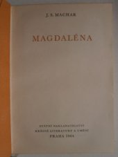 kniha Magdaléna, SNKLU 1964