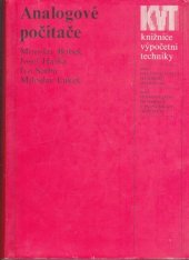 kniha Analogové počítače vysokošk. učebnice pro elektrotechn. fakulty, SNTL 1982