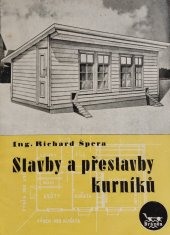 kniha Stavby a přestavby kurníků, Brázda 1948
