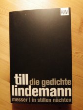 kniha Die Gedichte Messer / In stillen Nächten, Kiepenheuer & Witsch 2015