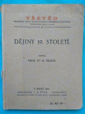 kniha Dějiny 19. století, A. Píša 1921