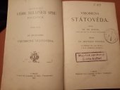 kniha Všeobecná státověda, J. Leichter 1906