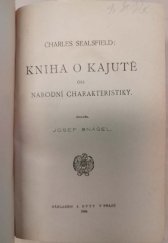 kniha Kniha o kajutě, čili, Národní charakteristiky, J. Otto 1903