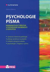 kniha Psychologie písma Humanistický přístup v poznávání osobnosti z rukopisu, Grada 2015