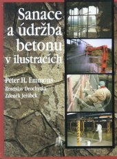 kniha Sanace a údržba betonu v ilustracích rozbor problematiky, strategie sanace, technologie, Cerm 1999