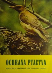 kniha Ochrana ptactva, St. ústav památkové péče a ochrany přírody 1959