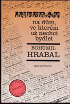 kniha Inzerát na dům, ve kterém už nechci bydlet, Melantrich 1991