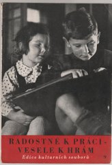 kniha Radostně k práci - vesele k hrám, Umění lidu 1950
