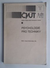 kniha Psychologie pro techniky, ČVUT, Masarykův ústav vyšších studií 2000