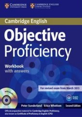kniha Objective Proficiency Workbook with Answers Second edition, Cambridge University Press 2013