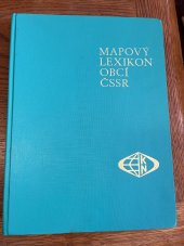 kniha Mapový lexikon obcí ČSSR  Podle správního rozdělení 1. února 1967l, Kartografické nakladatelství 1968