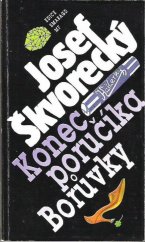 kniha Konec poručíka Borůvky detektivní žalozpěv, Mladá fronta 1992