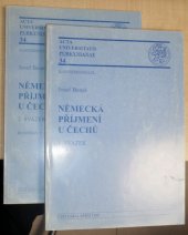kniha Německá příjmení u Čechů, Univerzita Jana Evangelisty Purkyně 1998