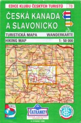 kniha Česká Kanada a Slavonicko turistická mapa 1:50 000, Klub českých turistů 1998