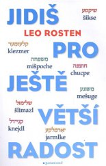 kniha Jidiš pro ještě větší radost, Garamond 2015