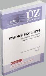 kniha ÚZ 1499 Vysoké školství, Sagit 2022