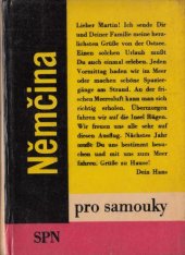 kniha Němčina pro samouky, SPN 1970