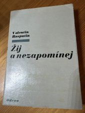 kniha Žij a nezapomínej, Odeon 1978