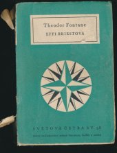 kniha Effi Briestová, Státní nakladatelství krásné literatury, hudby a umění 1954