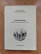 kniha Sociální patologie, Gaudeamus 2007