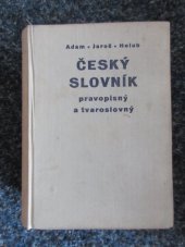 kniha Český slovník pravopisný a tvaroslovný, SPN 1954