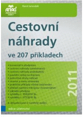 kniha Cestovní náhrady ve 207 příkladech, Anag 2011