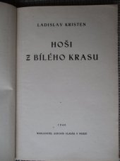 kniha Hoši z Bílého krasu, A. Vlasák 1946