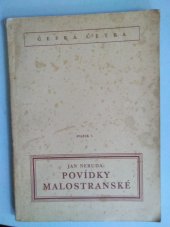 kniha Povídky malostranské, Školní nakladatelství pro Čechy a Moravu 1944