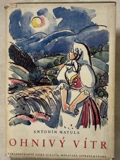 kniha Ohnivý vítr román, Josef Lukasík 1942