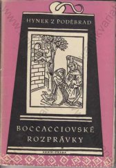 kniha Boccacciovské rozprávky, Orbis 1950