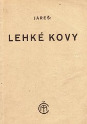 kniha Lehké kovy, s.n. 1944