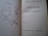 kniha Pokušení Pescarovo, Melantrich 1930