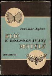kniha Klíč k určování motýlů, Melantrich 1949