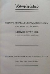 kniha Kominictví, Společenstvo mistrů kominických 1937