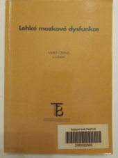 kniha Lehké mozkové dysfunkce, Karolinum  1999