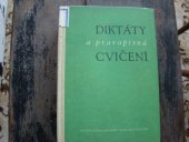 kniha Diktáty a pravopisná cvičení, SPN 1965