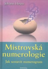 kniha Mistrovská numerologie jak sestavit numerogram, Fontána 2007