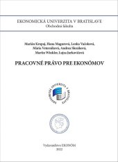 kniha Pracovné právo pre ekonómov, Vydavateľstvo EKONÓM 2022