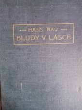 kniha Bludy v lásce Studie k sexuální psychologii, Dr. J. Schubert 1923