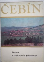 kniha Čebín Historie i socialistická přítomnost, Blok 1978