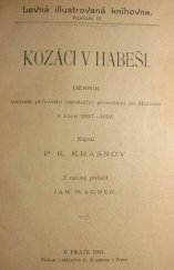 kniha Kozáci v Habeši deník velitele průvodu carského poselství do Habeše v roce 1897-1898, Beaufort 1901