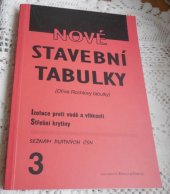 kniha Nové Rochlovy stavební tabulky 3 Seznam platných ČSN., Ehrman & Forster 1999