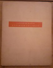 kniha O knihách a o lidech [přednáška, s.n. 1929