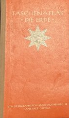 kniha Taschenatlas die erde, Gotha 1955