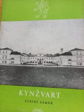 kniha Kynžvart státní zámek, Státní tělovýchovné nakladatelství 1954