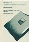 kniha Psychologická analýza dětské predelikvence s interdisciplinárními aspekty a metodou posuzování činů, Gaudeamus 1994