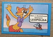 kniha Sen a skutečnost kocoura LEOPOLDA, Pressfoto 1980
