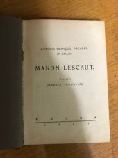 kniha Manon Lescaut, Legio 1927