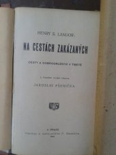 kniha Na cestách zakázaných cesty a dobrodružství v Tibetě, F. Šimáček 1904